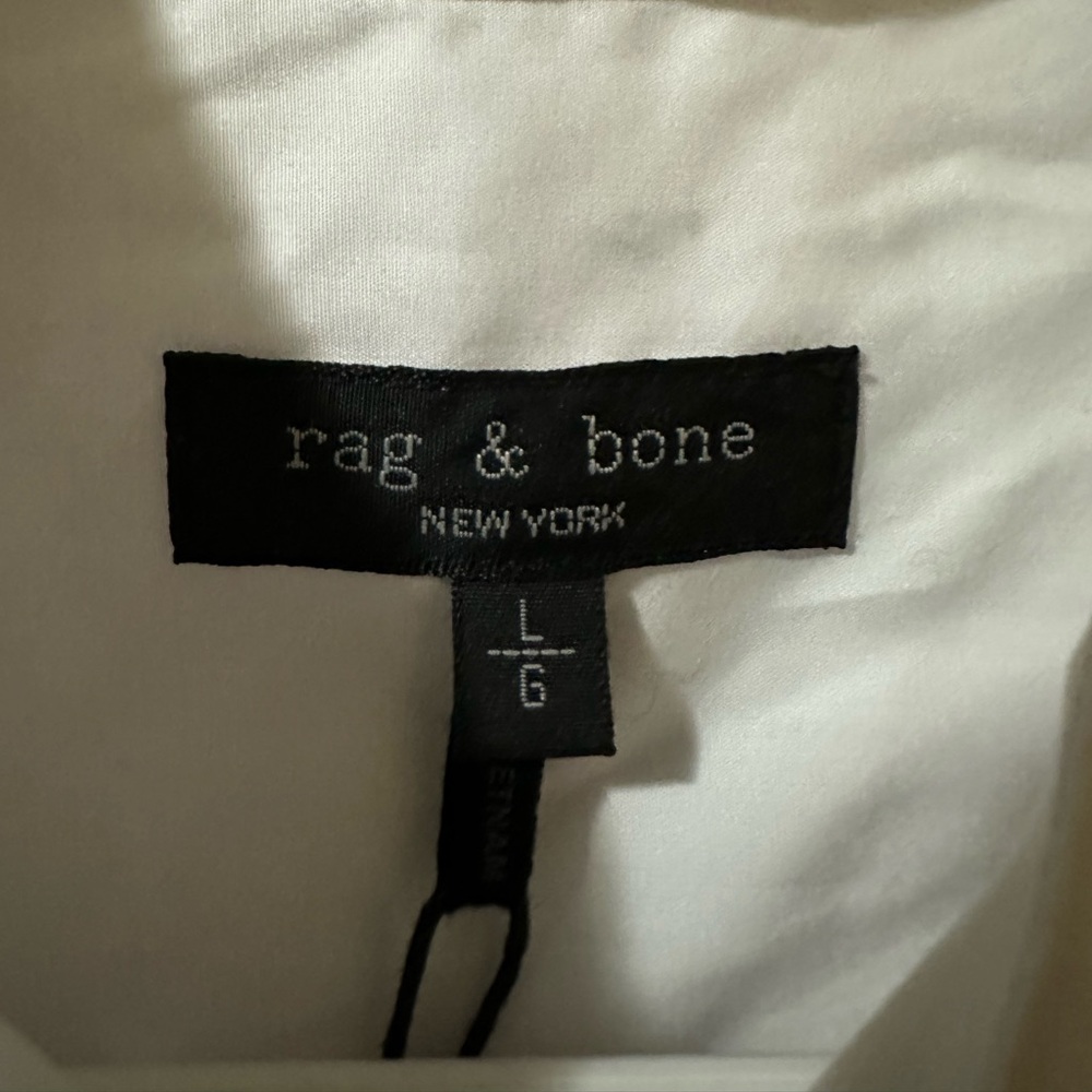NWT Rag & Bone Maxine Button Down Shirt Size L - Picture 10 of 12